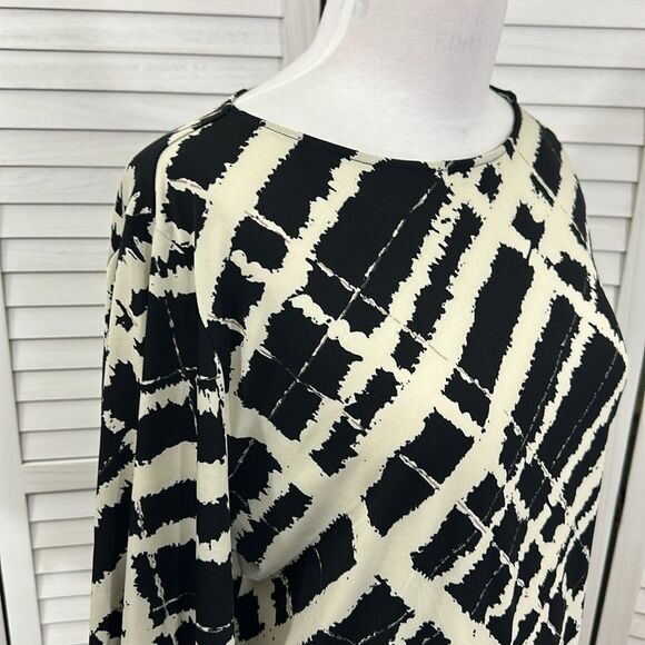 Chico's Kimono Tunic Top Size 2 (12) Flowy - Picture 5 of 10